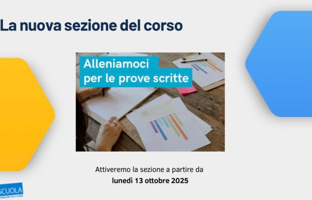 Concorso DT: alleniamoci per le prove scritte. Pubblicate la registrazione del webinar e le slide